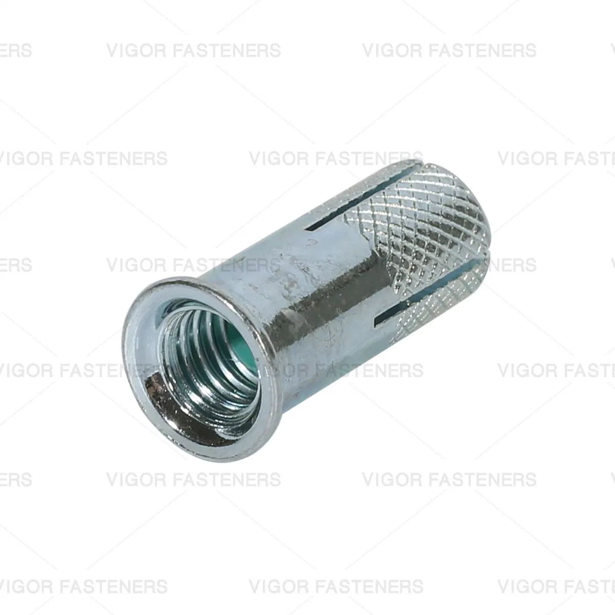 Yellow/White Zinc Drop in Anchor with Lip Type H for Concrete Screw Expansion Anchor Bolt with Carbon Steel/Stainless Steel