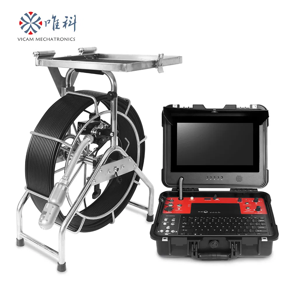 Vicam HD Pipe Camera with 50mm Pan Tilt Camera Head 512Hz Sonde