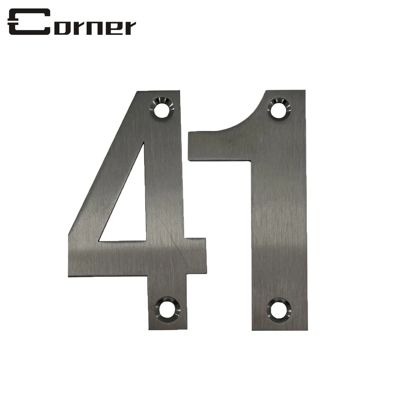 304 Stainless Steel Metal Door Plates House Number Hotel Address Plaque Sign