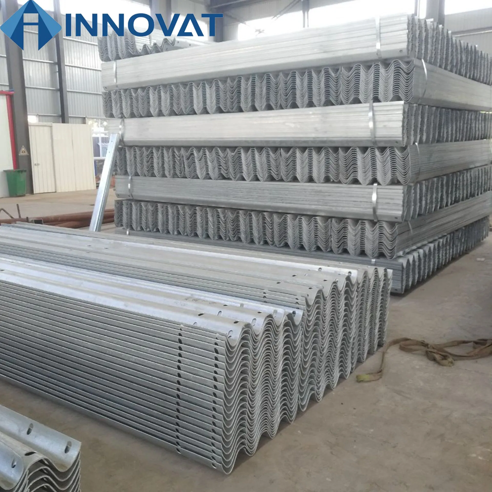 Highway Guardrail System PVC Coated Beam China Professional Highway Guardrail Road Barrier Beam Supplier Highway Guardrail Factory Price High Standard