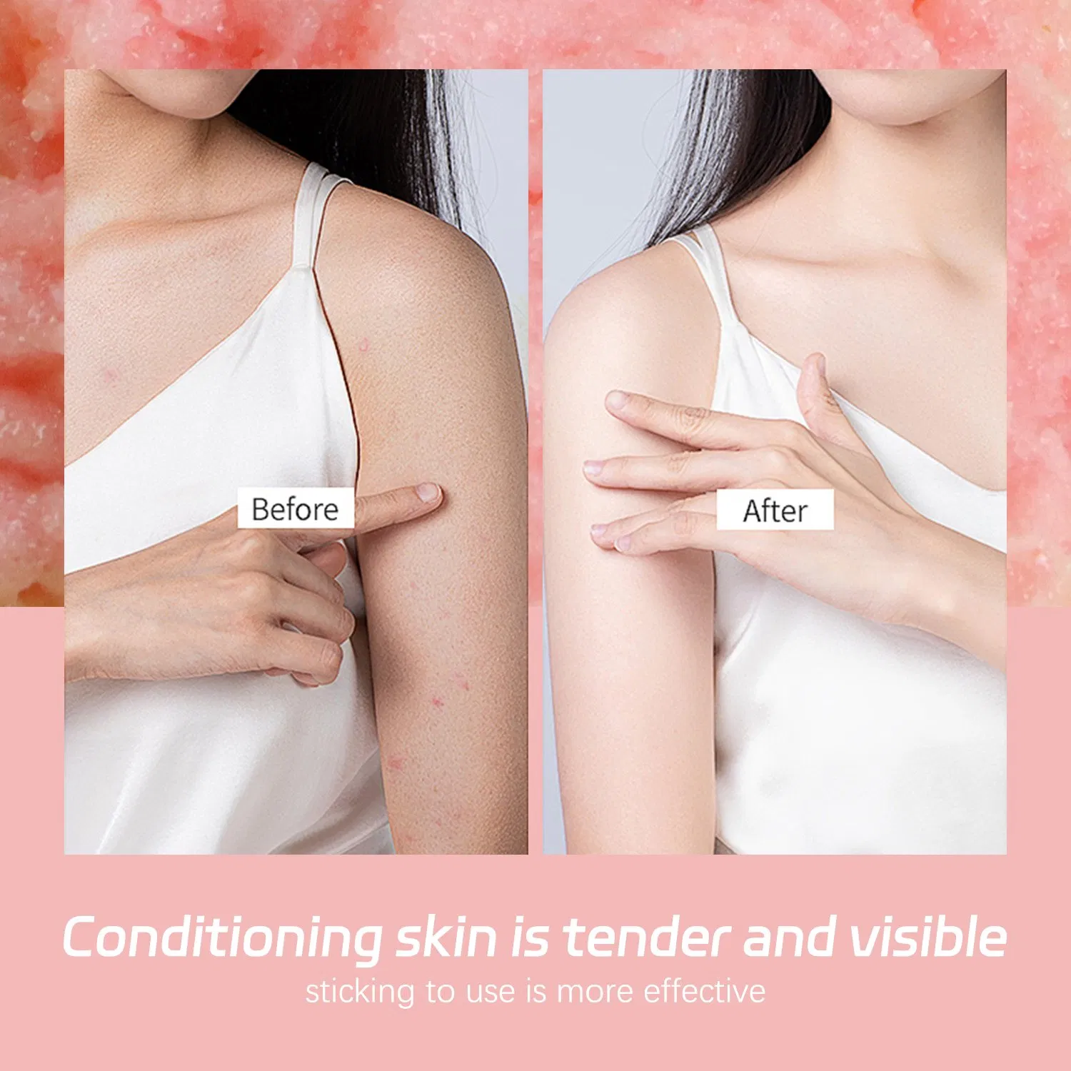 Private Label Body Care Strawberry Body Scrub OEM/ODM Whitening Moisturizing The Skin