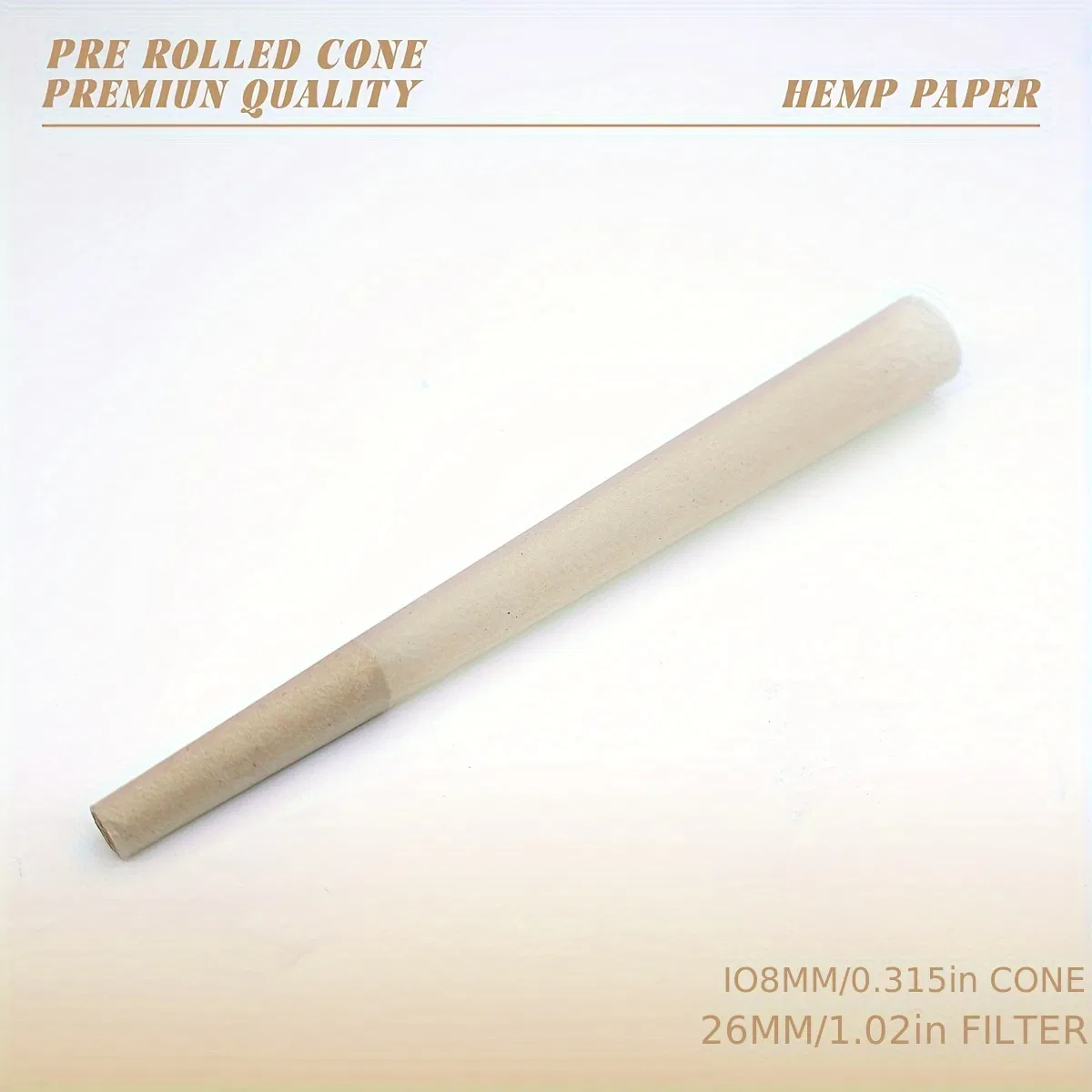 Fast Delivery 109mm Unbleached 1000PCS/Box Cigarette Rolling Smoking Tobacco Paper