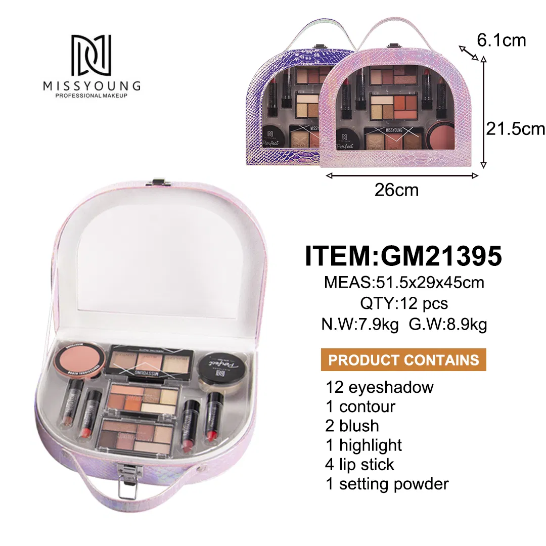 Complete Makeup Set for Glamorous Styles and Vibrant Colors Makeup Box