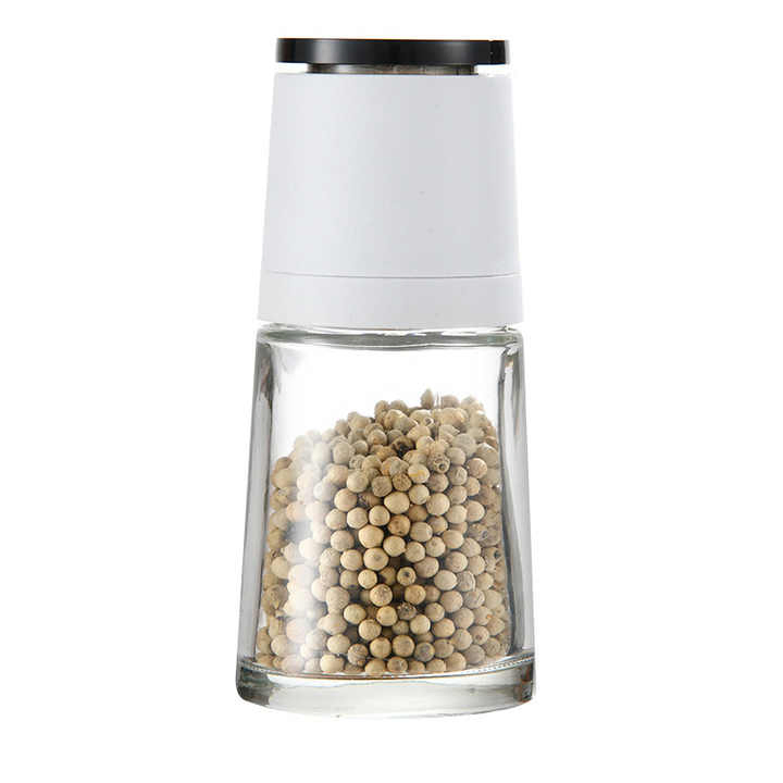 Hot Selling Adjustable Coarseness 6oz Refillable Pepper Salt Spice Mills Grinders with Ceramic Pepper Grinder