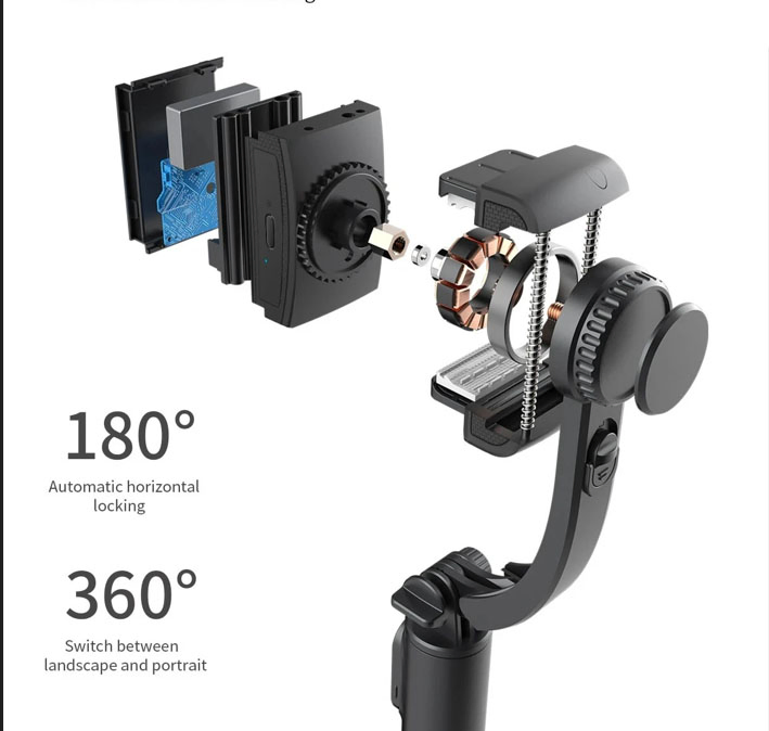 Складной монопод-стабилизатор H6 с Bluetooth