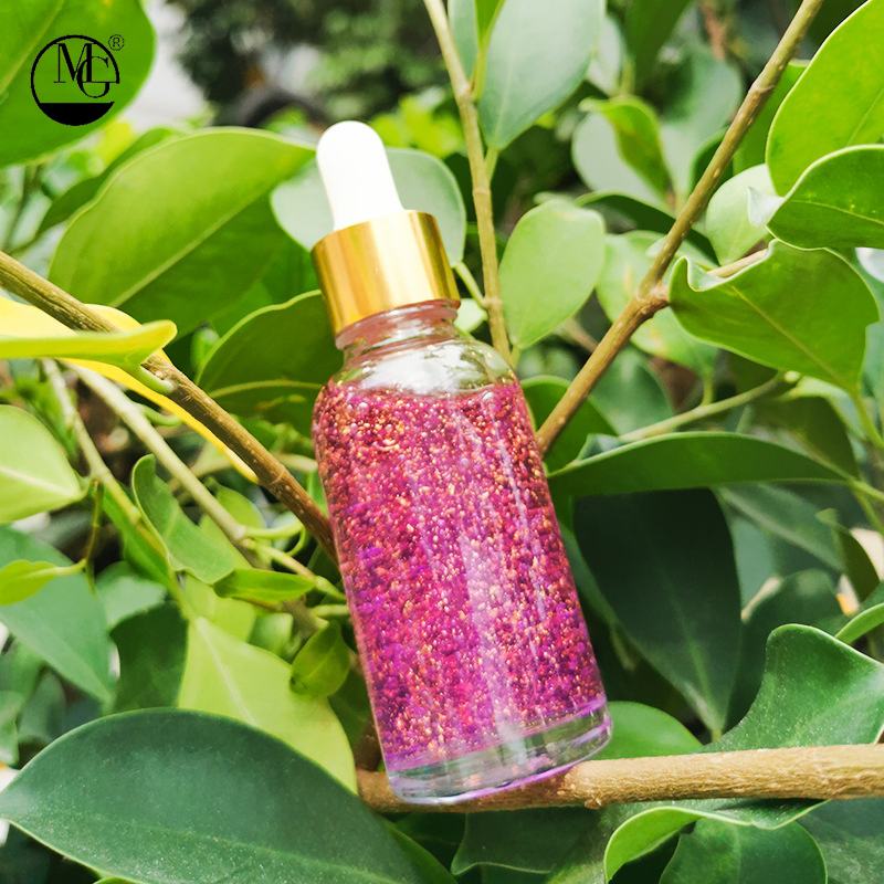 Private Label Facial Organic Oil 24K Gold Essence Repairs Fine Pores Essence