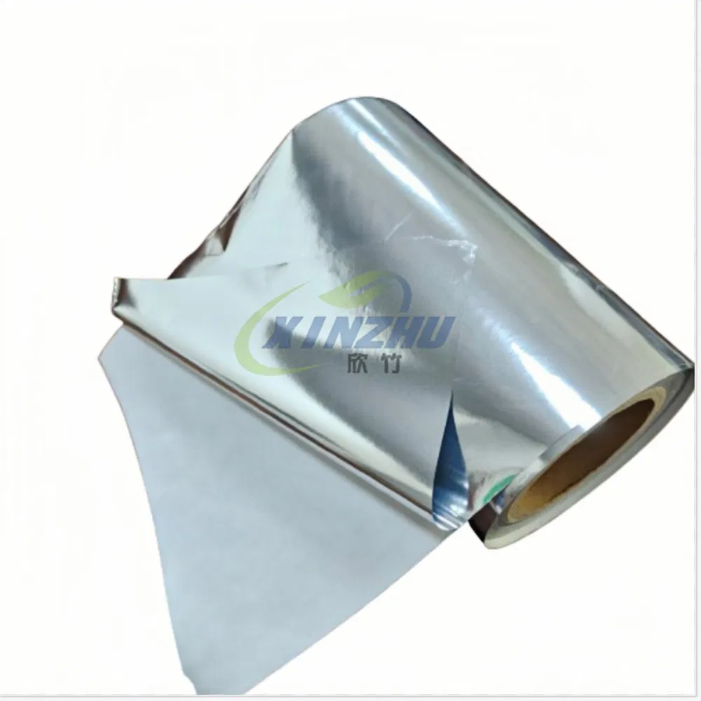 50mic Bright Silver BOPP Jumbo Roll Self Adhesive Sticker Packaging Label for Printing