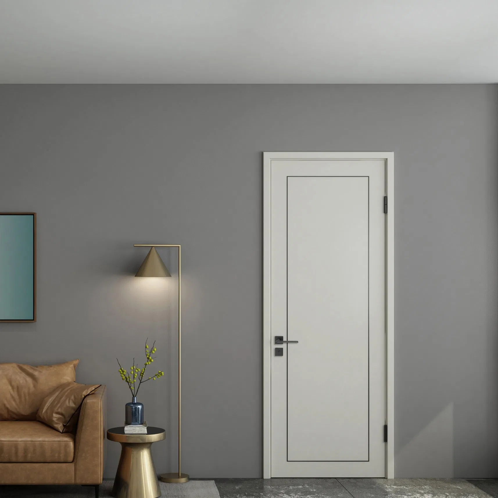 Premium Solid Pine Wood Door for Hotels and Apartments