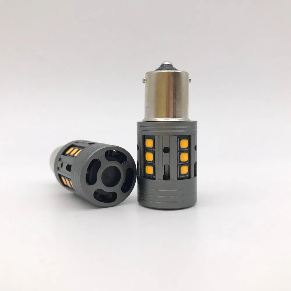 Светодиодная лампа поворотника 1156 28W Amber