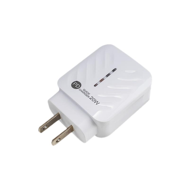 Us EU Plug Travel Charge Pd 20W Power Wall Charger QC 3.0 Mobile Phone Charger Accessories