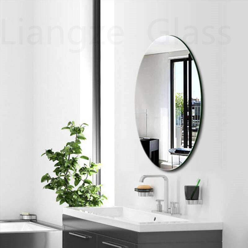 Frameless Waterproof Wall Silver Mirror for Home Decoration/Makeup/Bathroom/Dressing