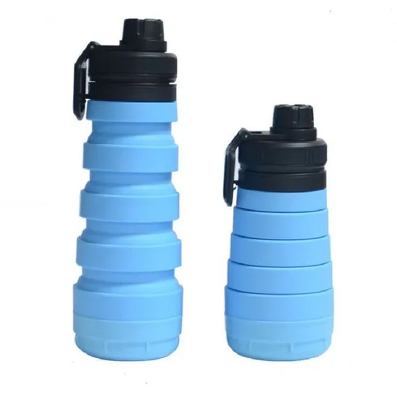 Silicone Sports Water Bottle Collapsible Water Bottle with Storage Tg011_17