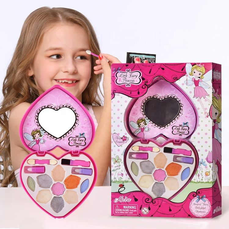 Akiaco Princess Makeup Kit for Kids - Soft, Washable, Fun