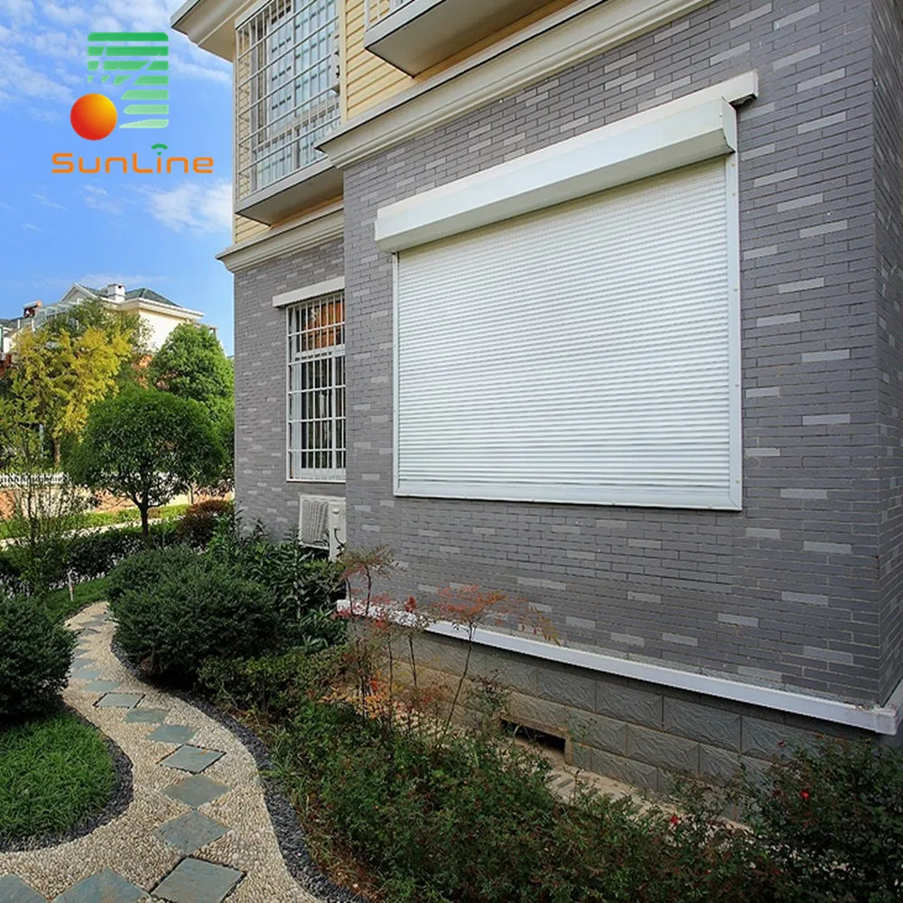 Storm Rolling Shutters Automatic Aluminum Roller Hurricane Window Shutter