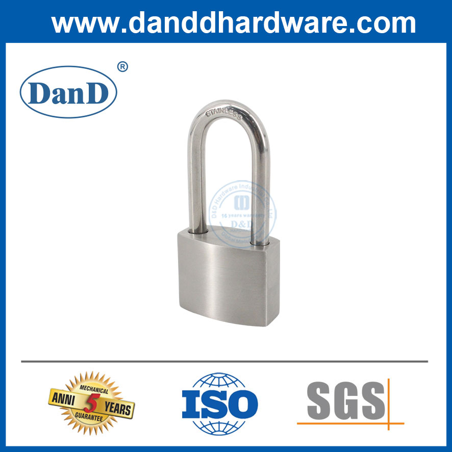 Heavy Duty Nickle Plated Big Super Square Stainless Steel 40mm Padlock with Car Key