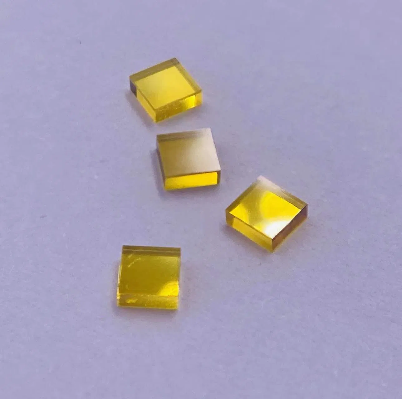 Six Face Polished Mono Square Shape Mcd Diamond Plate for Optical Use