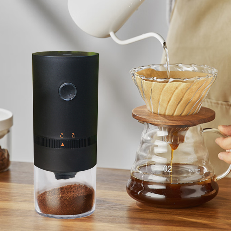 Portable Electric Coffee Grinder USB Rechargeable Coffee Grinder Small Machine Instagram Style