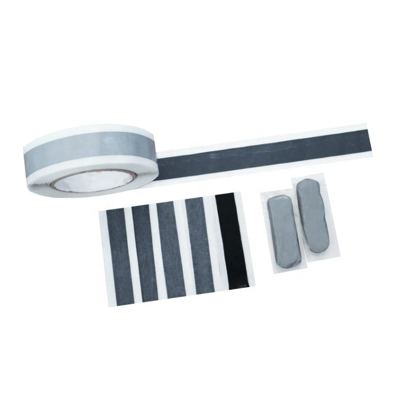 White Black Foam Core Butyl Tape 8mm High Power Butyl Waterproof Tape Super Strong Putty Tape for RV Windows, Metal Roofing