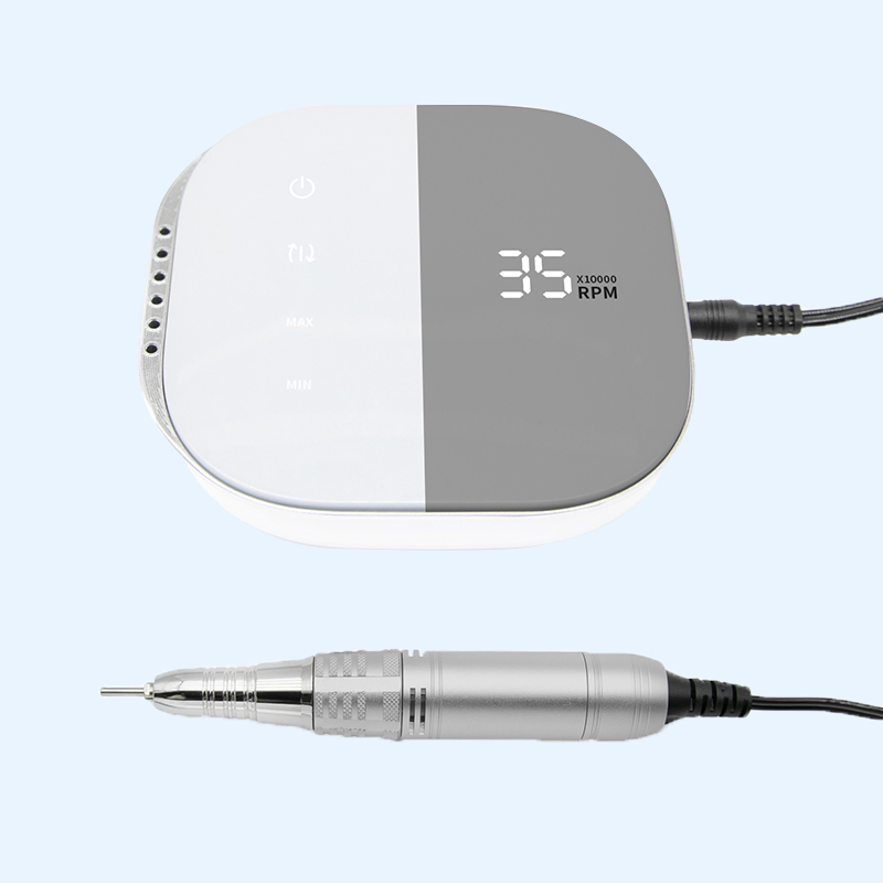 Logo Printed Unique Shape Low Noise Professional High Speed 35000 Rpm Gel Remover Nail Drill