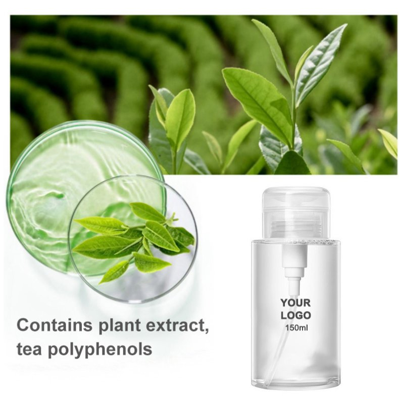 150ml Makeup Remover Clear Vegan and Cruetly Free Custom Logo Gentle and Effective Wholesale Makeup Romover