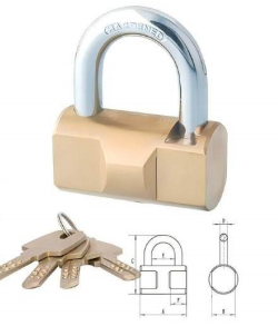 Premium Quality Thin-Size Brass Padlock