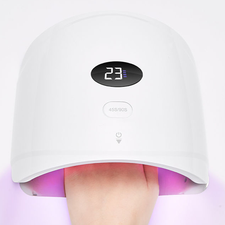 5200 mAh Rechargeable Battery 48W Portable UV Nail Lamp Curing Gel Polish Light