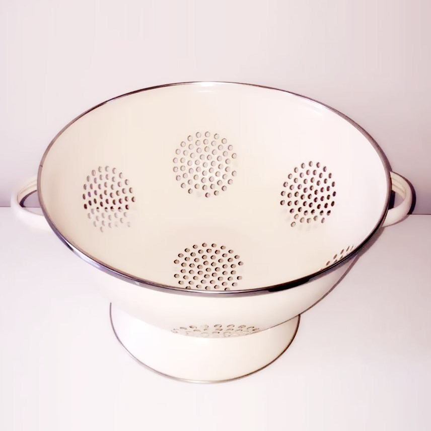 Fashion Fruit Storage Enamel Basket Bowl with Option Color