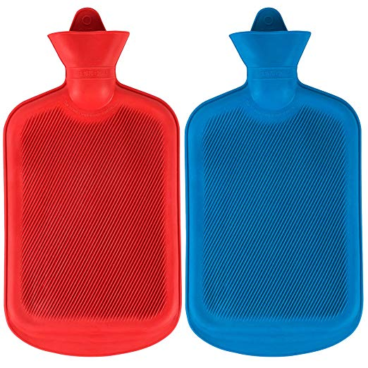 Warm Hands Bag Small Rubber Hot Water Bottle with Cover