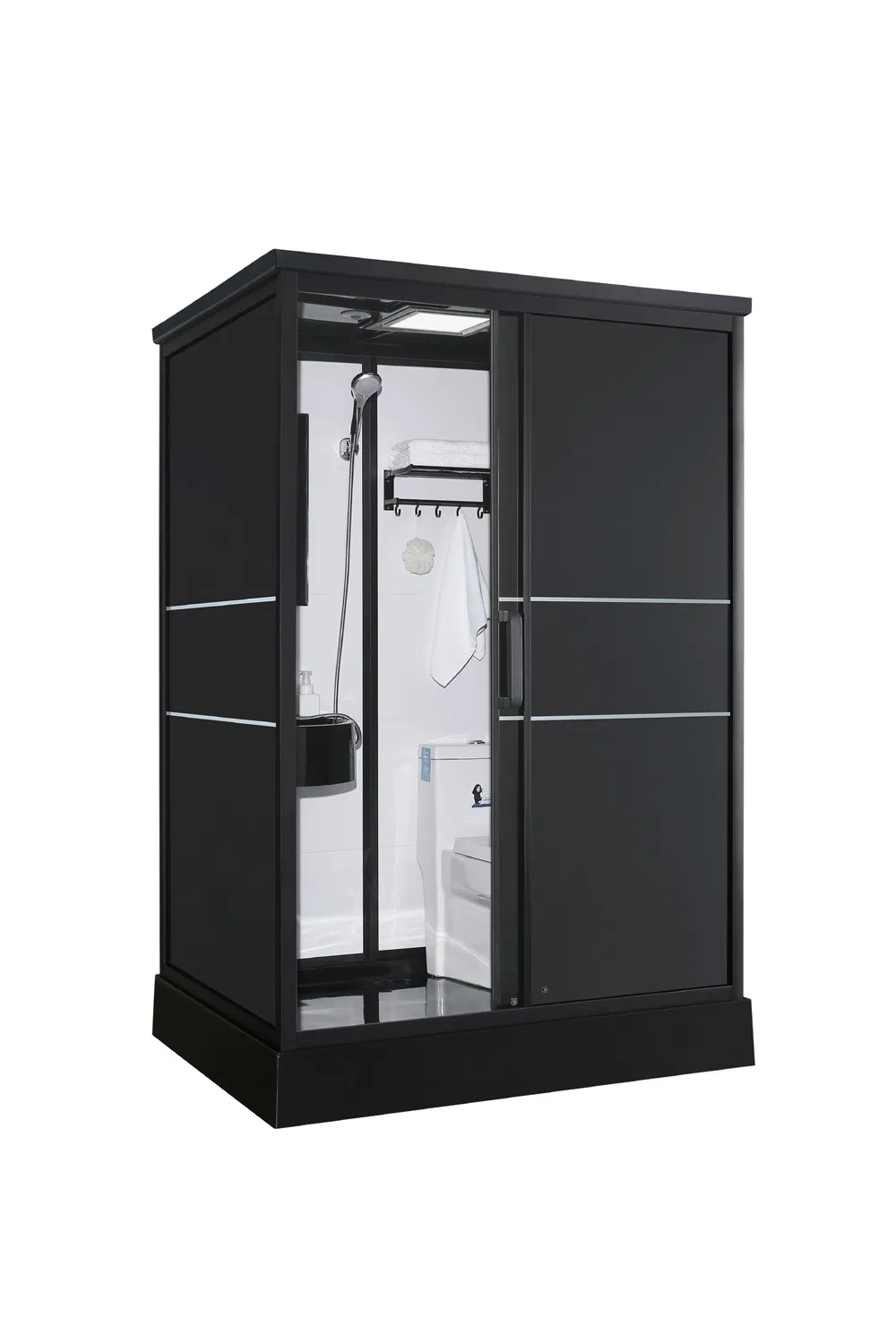 Prefab Bathroom Mobile Shower Room with Luxury Portable Shower Toilet