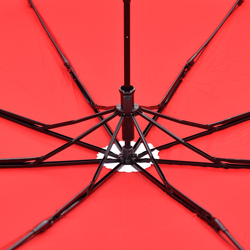 3 Fold Umbrella with Manual Open Rubber Handle Wholesale Factory Made Fast Delivery Best Sales