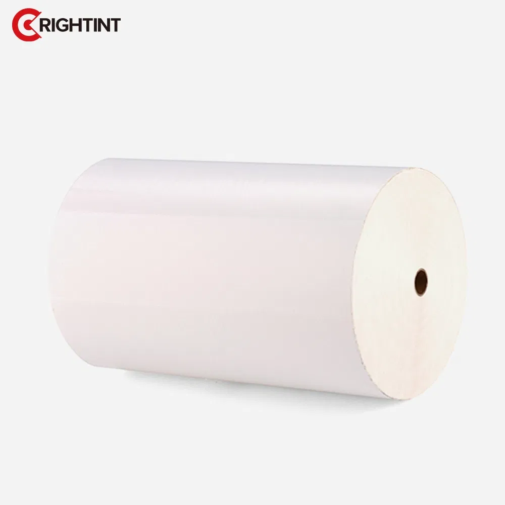 Premium waterproof PP film label stock for cosmetic brands self adhesive paper