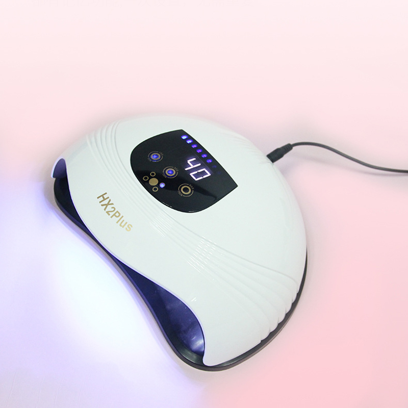 60PCS UV LED Light Beads Dual Light Source 80W LED Nail Dryer for Manicure Two Hand