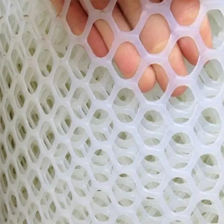 100% HDPE Factory Price Hot Sale White Colour Plastic Square Mesh Flat Netting Hard Plastic Mesh