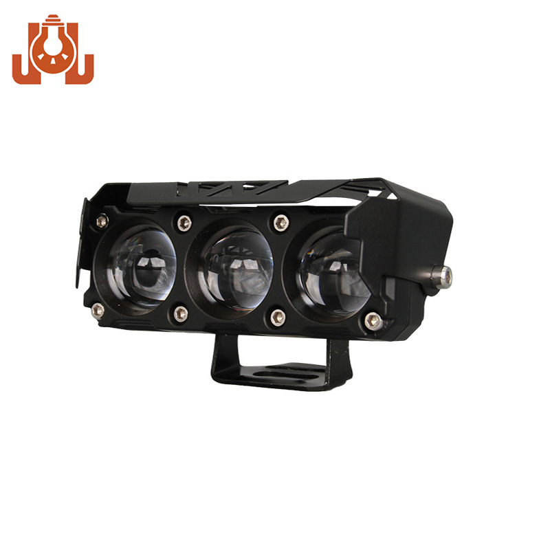 Двухцветная светодиодная фара-противотуманка для мотоцикла 12-80V