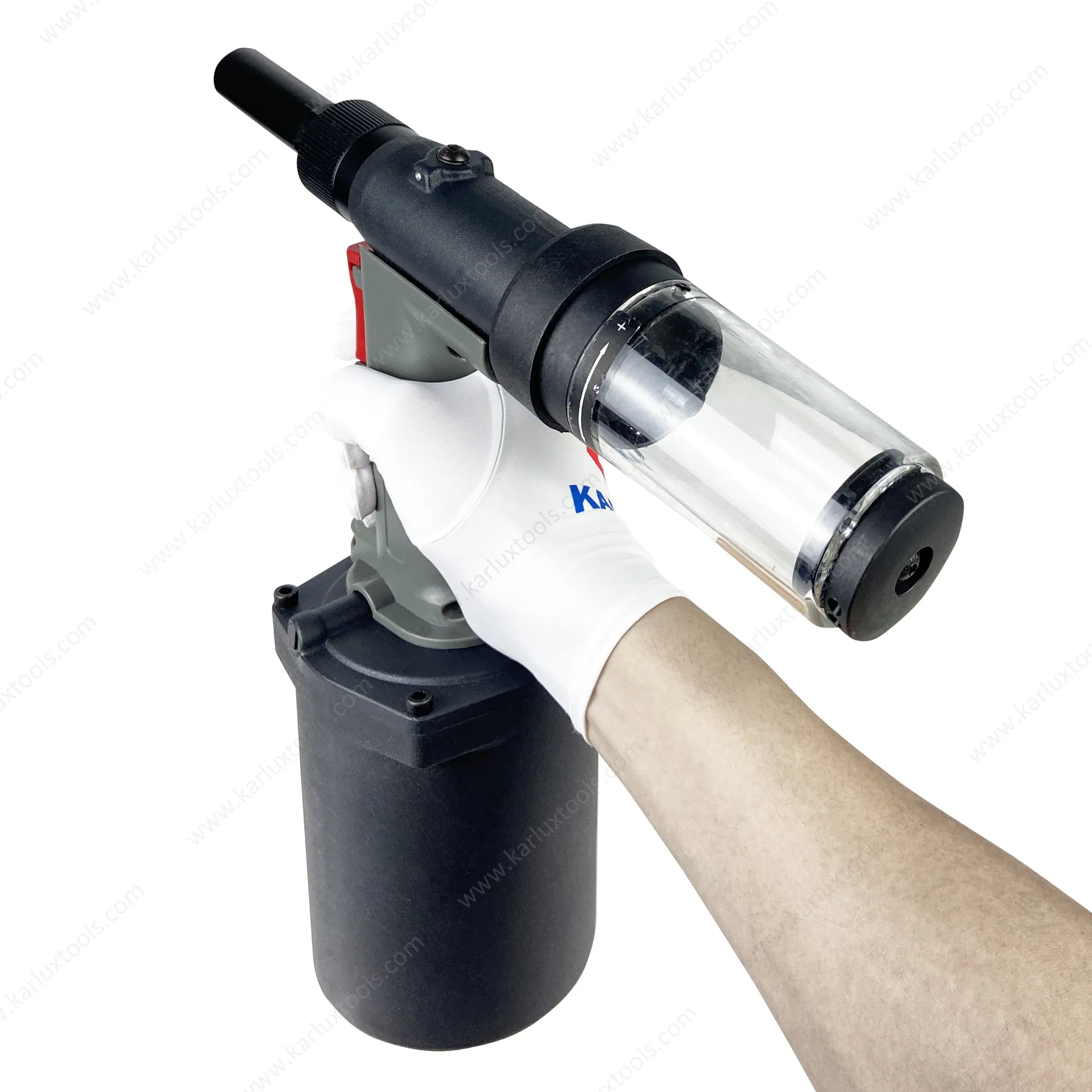 4.8/6.4mm Pneumatic Riveting Gun Air Rivet Nut Gun Tool Air Hydraulic Riveter