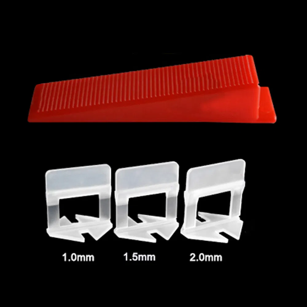 Cross 2.0mm Tile Leveling System Clips and Wedges Tile Spacers