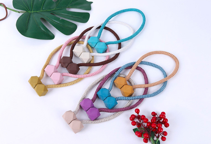 Curtain Magnetic Tiebacks 2 Pieces Curtain Clips Rope Holdbacks Holders