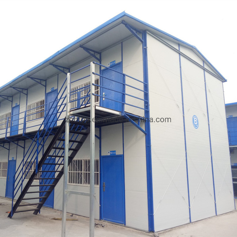 Two Floor Light Steel Prefab Caravan House for Projects.