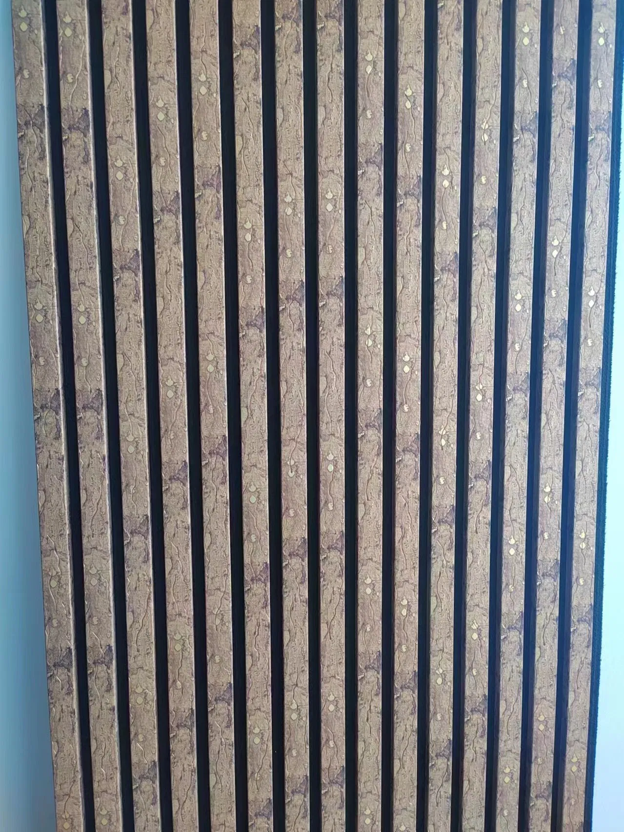 3D Polyester Fiber Acoustic Panel Slat Wood Sound Absorption Ceiling Acoustic Panel