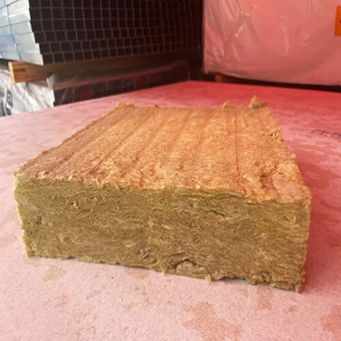 High-Density Fireproof Thermal Insulation Mineral Rock Wool Board Panel for Soundproof