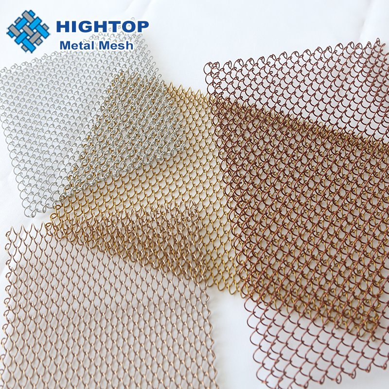 Hanging Stainless Steel Metal Mesh Curtain Panels for Meeting Room