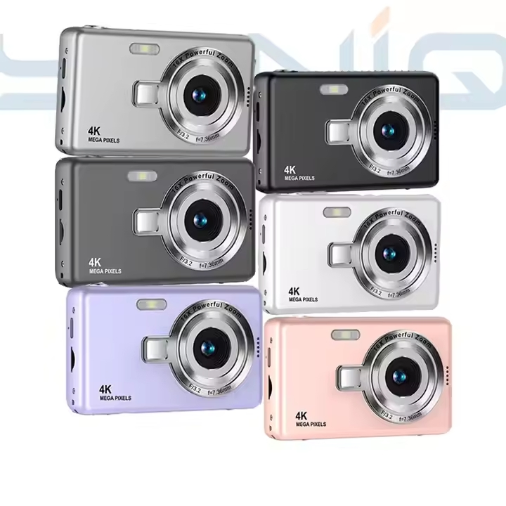4K HD 1080P Digital Camera 16X Zoom Photography CCD Mini Camera for Kids Gift