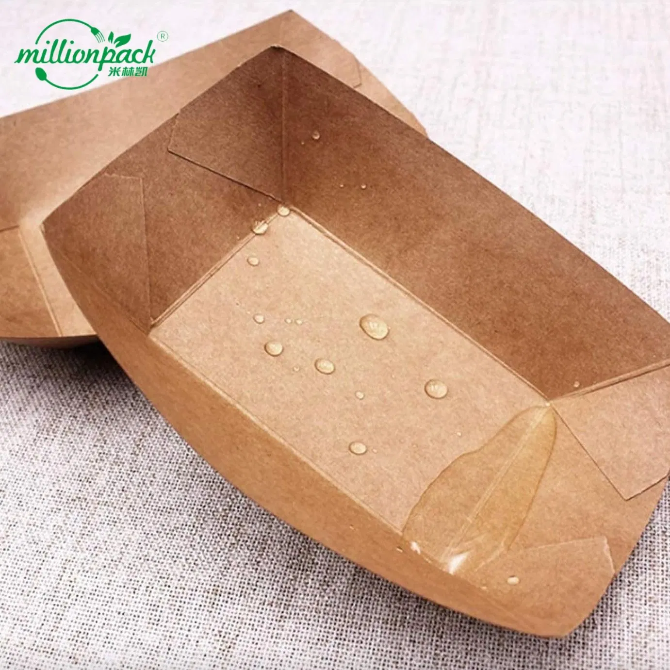 Compostable Food Paper Tray for Eco Packaging Solutions