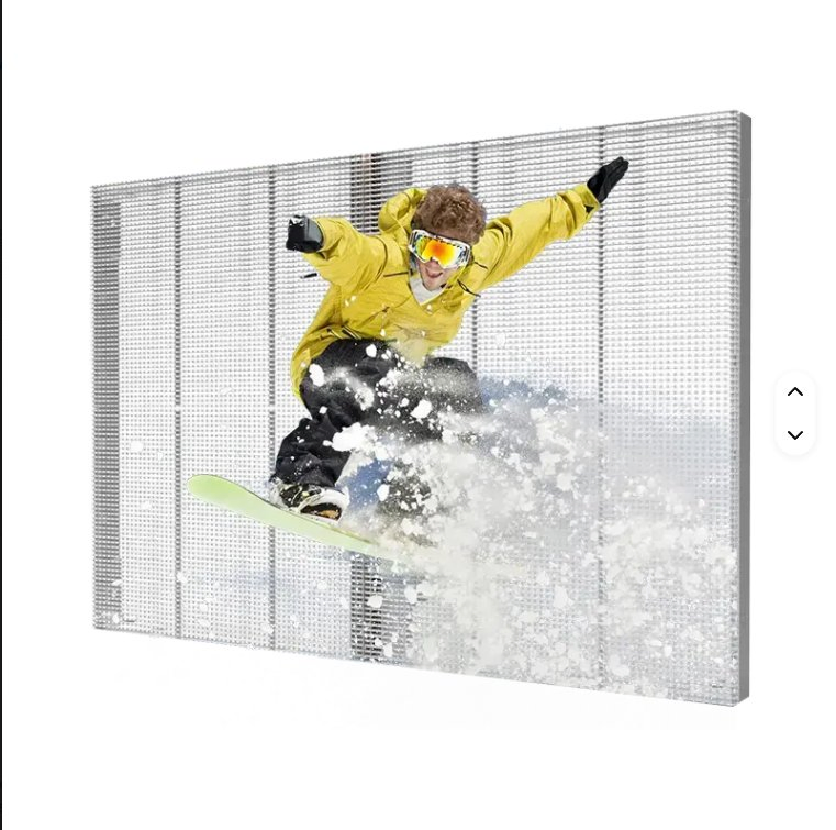 New Product Outdoor Advertising Film Screen Flex Film Colorful Indoor Glass LED Display Screen Video Wall Transparent LED Film
