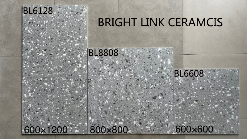 Good Quality All Matching Sizes 03 Terrazzo Porcelain Glazed Floor Wall Tile