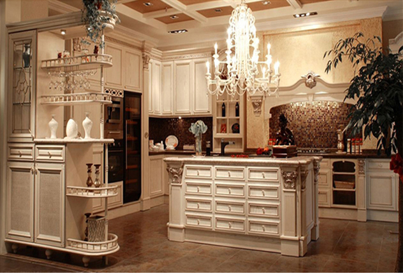 China Wholesale Flat Pack Luxury Modern Kitchen Cabinet