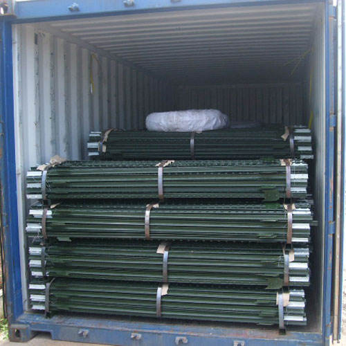 High Quality 6/8FT American Steel Galvanized / Green Studded T Post