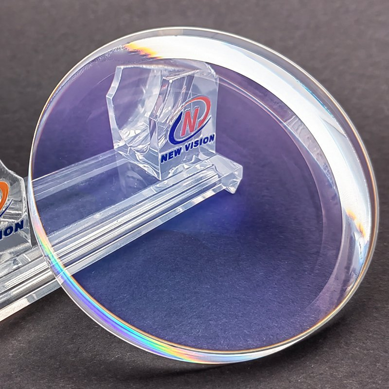 1.67 Mr-7 High Index Finished Aspheric Single Vision Shmc Optical Eyeglasses Lens