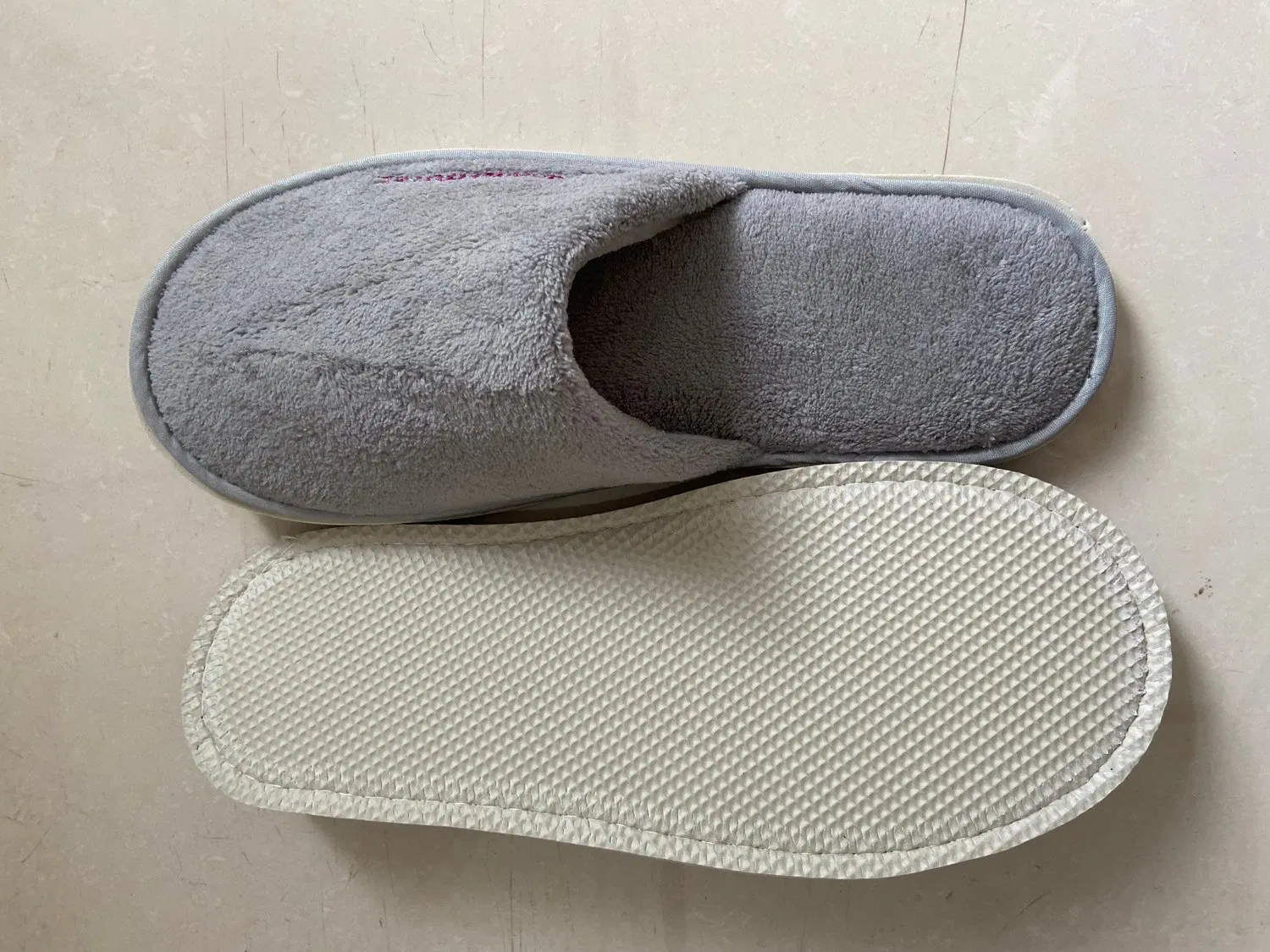 Hot Product Light Blue Folding Non-Woven Airplane Slippers Travel Slippers