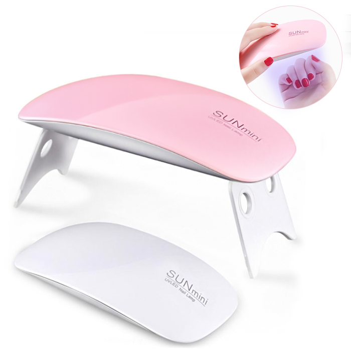 Manicure Lamp Smart Mini Nail Lamp Single Finger 6W 3 LED UV Light Art Tool for Home Salon